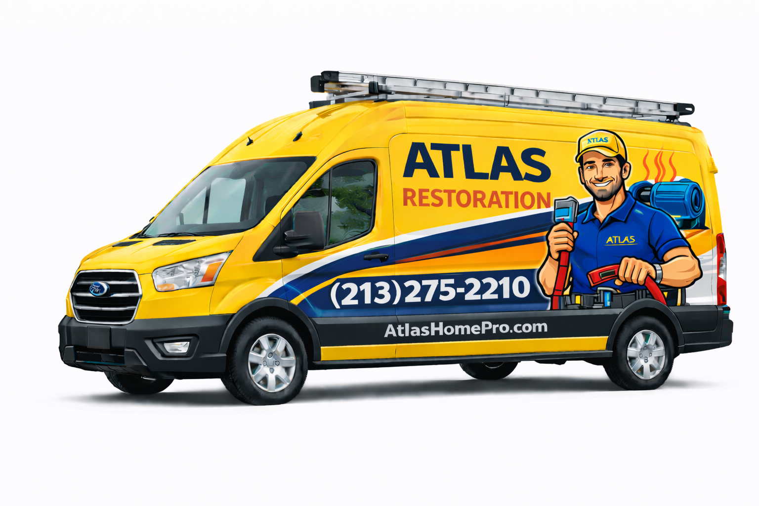 Atlas Home Pro service van - Los Angeles home services